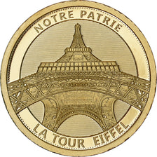 Frankrijk, Medaille, Tour Eiffel, 2017, Goud, FDC