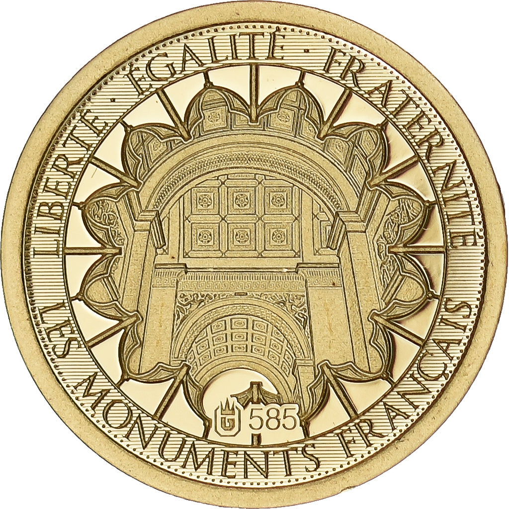 Frankrijk, Medaille, Tour Eiffel, 2017, Goud, FDC