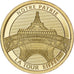 Francia, medalla, Tour Eiffel, 2017, Oro, FDC
