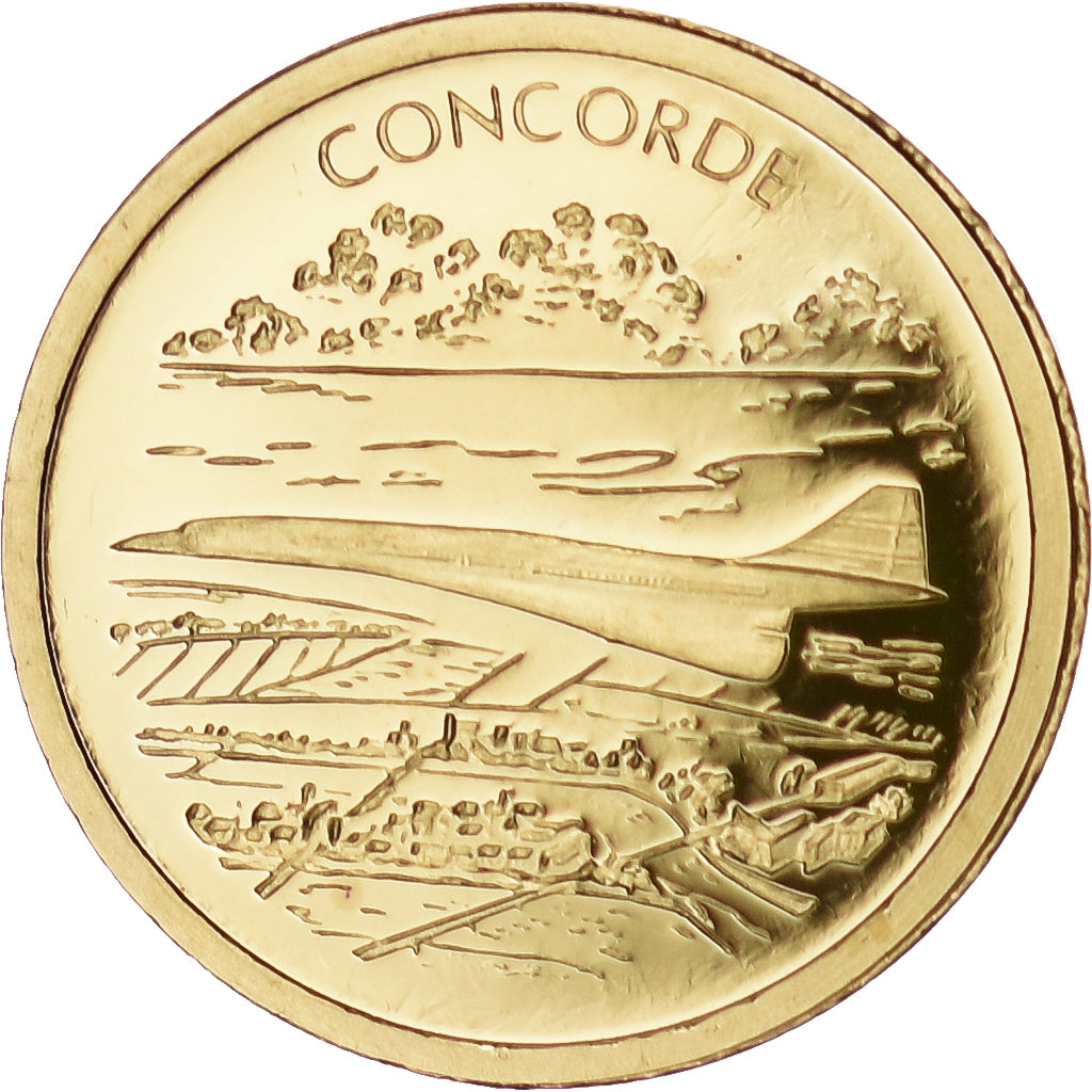 Francia, medaglia, Le concorde, 2010, Oro, FDC