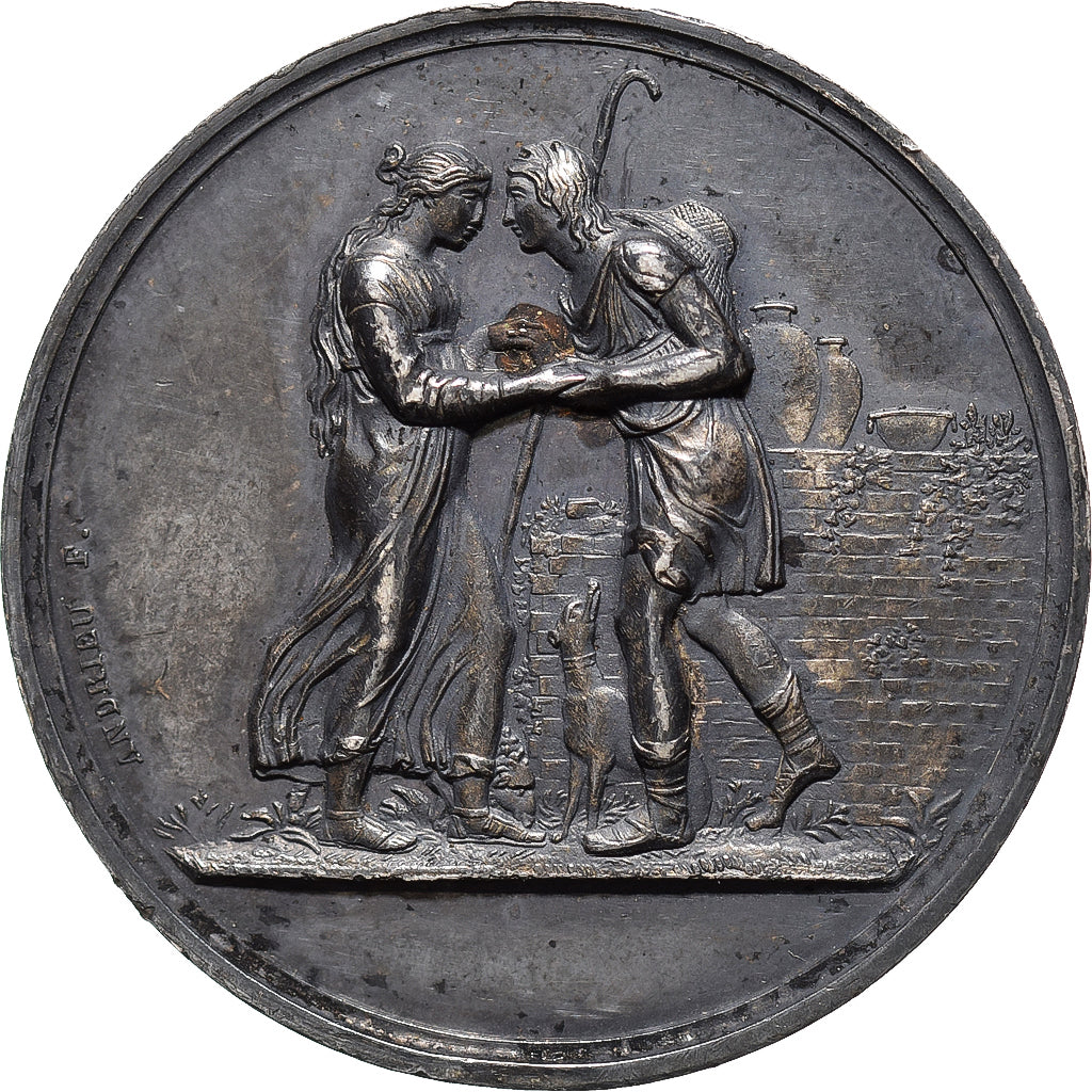 Francja, medal, Noces, Mariage, Religion, Srebro, Andrieu/Denon, EF(40-45)