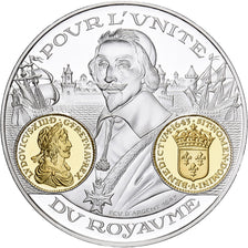 France, Medal, Histoire Monétaire, Ecu d'Argent, Louis XIII, Silver, MS(64)