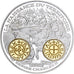 France, Medal, Histoire Monétaire, Denier Charles II, Silver, MS(64)