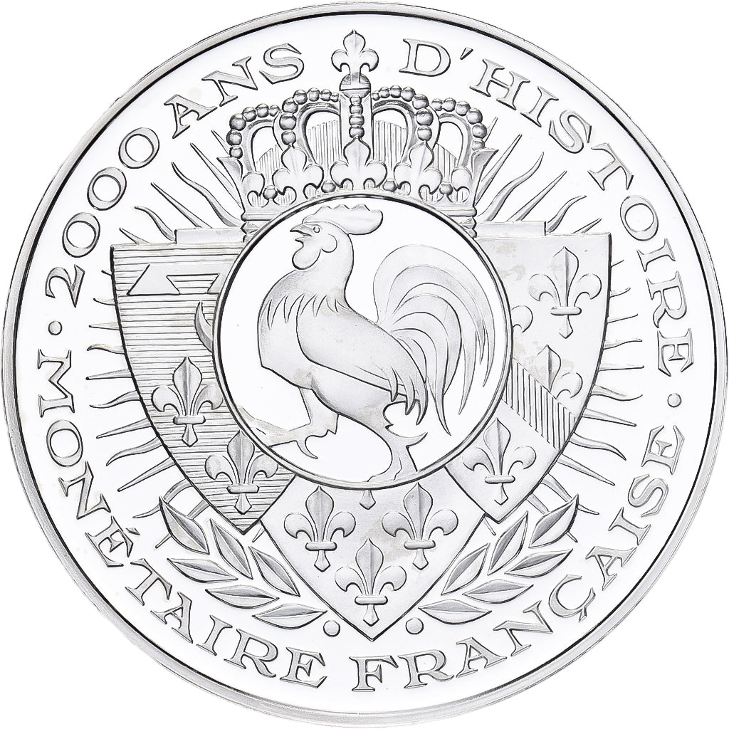 France, Medal, Histoire Monétaire, Lion d'Or, Silver, MS(64)
