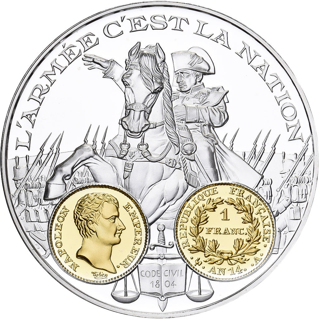 France, Médaille, Histoire Monétaire, Napoléon Ier, 1 Franc An 14, Argent
