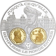 France, Medal, Histoire Monétaire, Henri II, Piéfort, Silver, MS(64)