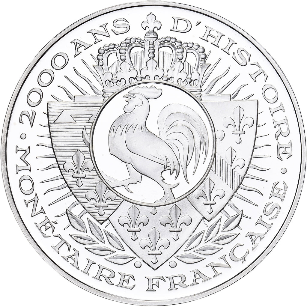 France, Medal, Histoire Monétaire, Henri II, Piéfort, Silver, MS(64)