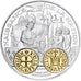 France, Medal, Histoire Monétaire, Denier Tournois, Silver, MS(64)