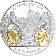 France, Medal, Histoire Monétaire, Statère Vercingétorix, Silver, MS(64)