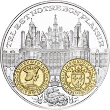 France, Medal, 2000 Ans d'Histoire Monétaire, Teston François Ier, Silver