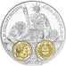 France, Medal, Histoire Monétaire, 20 Francs Or Cérès, Silver, MS(64)