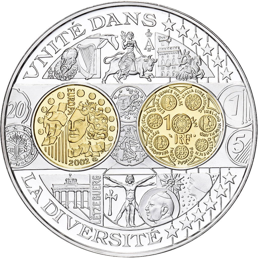 France, Medal, Histoire Monétaire, Unité dans la Diversité, Silver, MS(64)