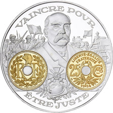 France, Medal, Histoire Monétaire, 25 Centimes Lindauer, Silver, MS(64)