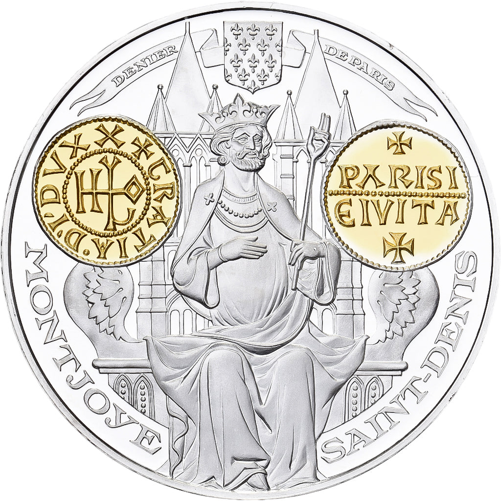 France, Medal, Histoire Monétaire, Denier de Paris, Silver, MS(64)