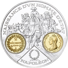 France, Medal, Histoire Monétaire, 2 Décimes l'An 4, Silver, MS(64)