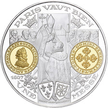 France, Médaille, Histoire Monétaire, Franc-Pied Quadruple, Argent, SPL+