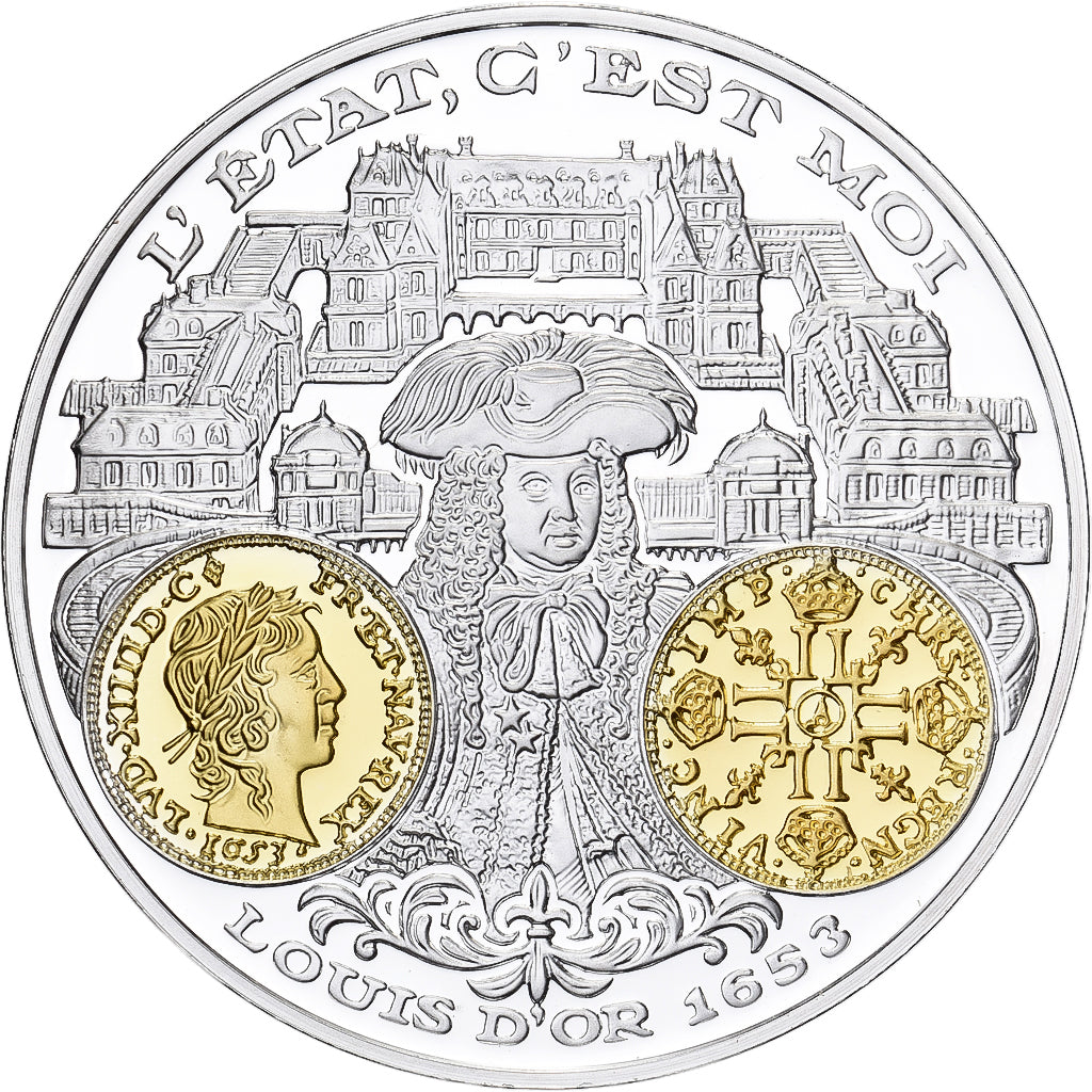 Frankreich, Medaille, Histoire de la monnaie Française, Louis d'or de Louis