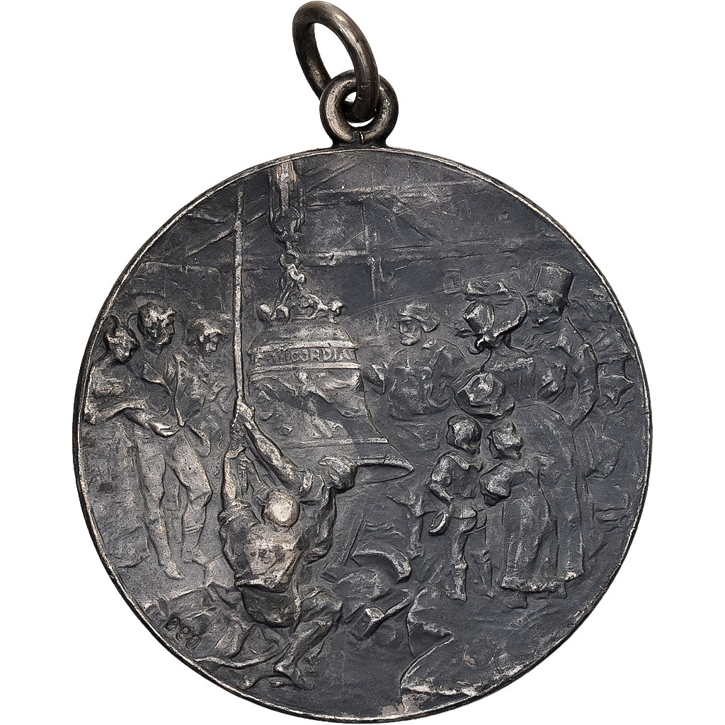 Germany, Medal, Schiller Friedrich, Silvered bronze, EF(40-45)