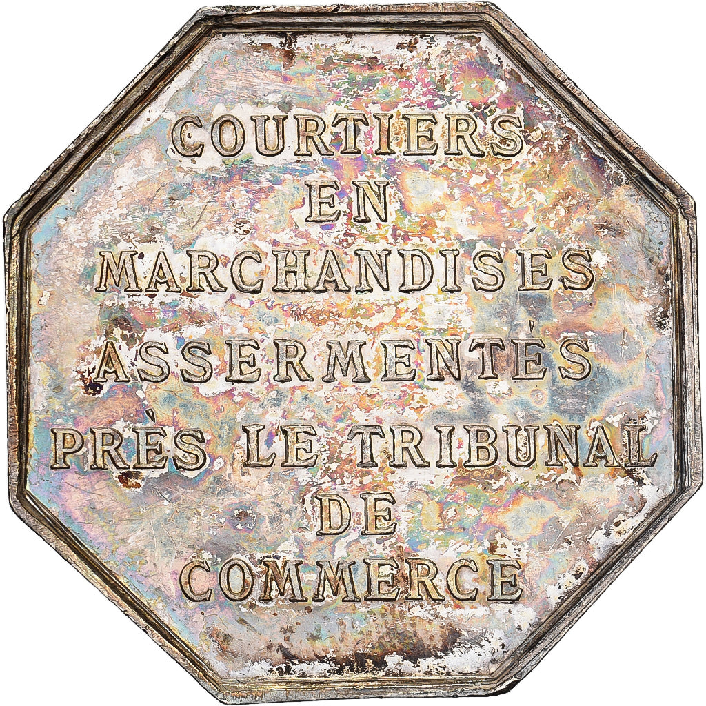 Francja, Token, Syndicats Courtiers en Marchandises Assermentés, Srebro