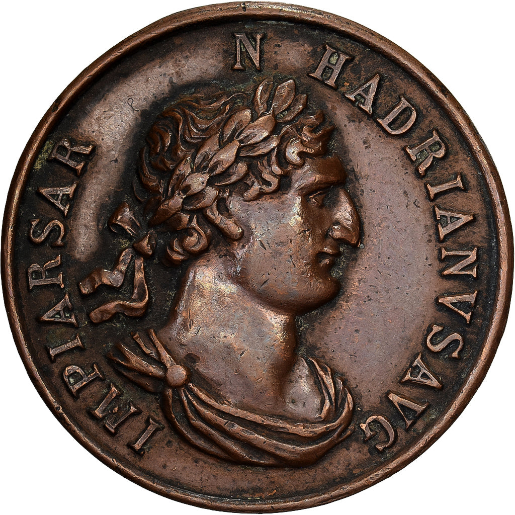 Francia, ficha, Reproduction, Denier d'Hadrien, Bronzo, BB+