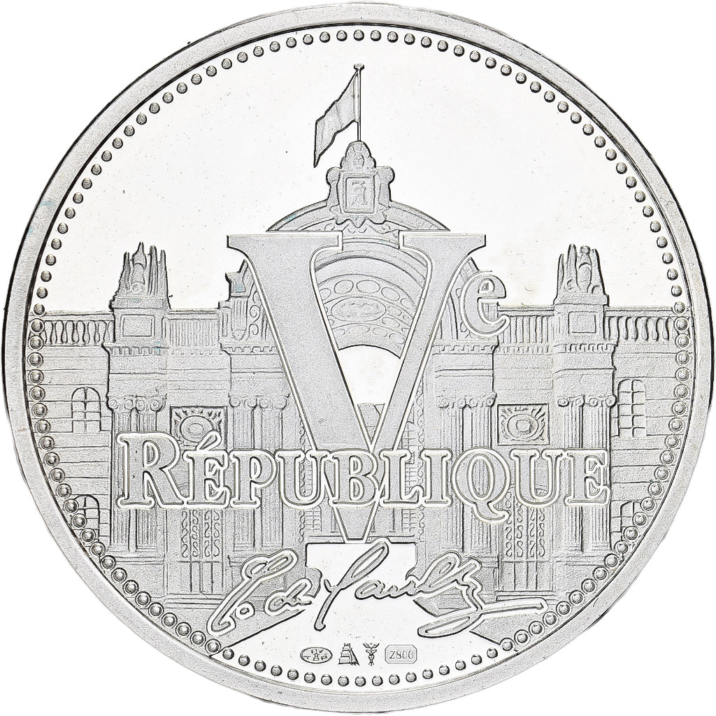 France, Medal, Vème République, Charles De Gaulle, 2010, Silver, MS(63)