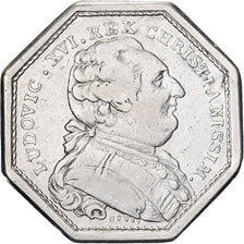 France, Jeton, Louis XVI, Trésor Royal, Argent, TB+, Duvivier