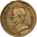 PAŃSTWO WATYKAŃSKIE, medal, Mort de Pie IX, 1878, Mosiądz, VF(30-35)