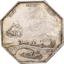 France, Jeton, Compagnie Comerciale d'Assurance à Paris, 1818, Argent, TTB+