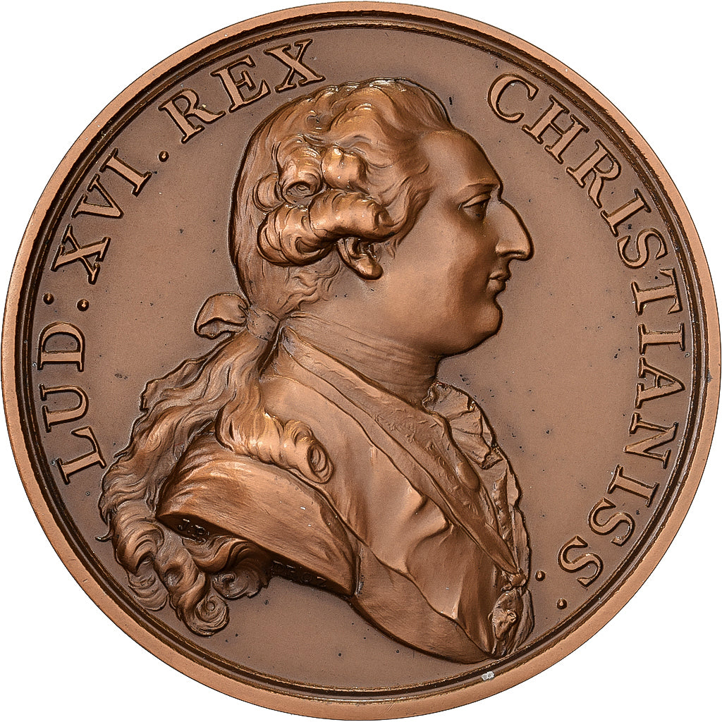France, Medal, Administration des Postes aux Lettres, 1786, Bronze, Droz