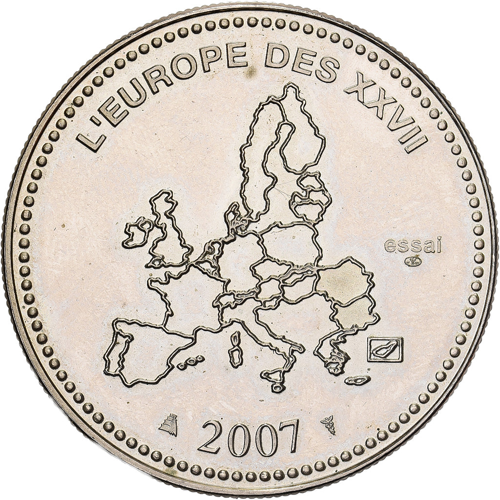 Frankreich, Medaille, L'Europe des XXVII, La Slovénie entre dans l'Euro, 2007