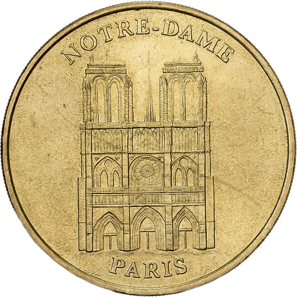 France, Token, Paris - Notre Dame n°1, 1998, Copper-nickel Aluminium, MDP