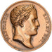 Francia, medaglia, Napoléon Empereur et Roi, Bronzo, Andrieu, Restrike, BB+