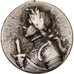 France, Medal, Jeanne d'Arc, Silver, VF(30-35)