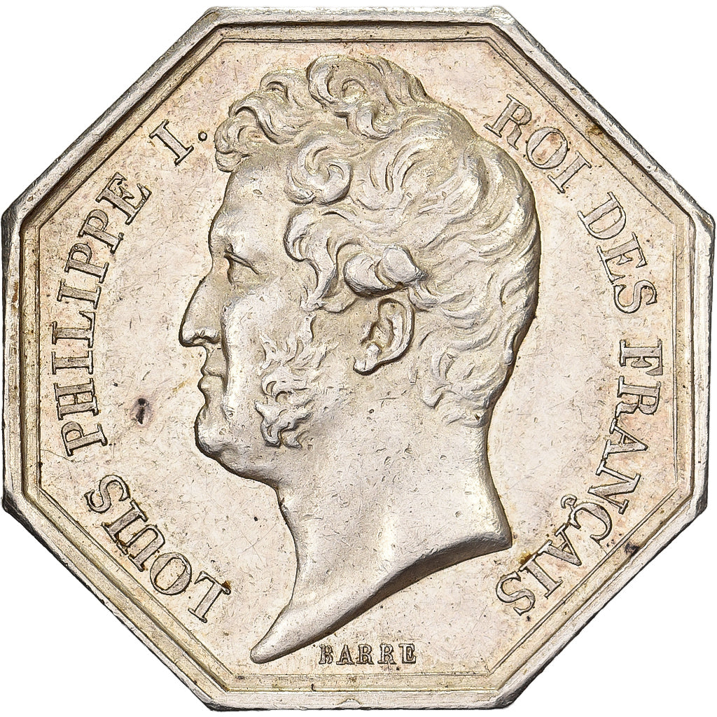 France, Token, Louis Philippe I, L'Union, Compagnie d'Assurances, Paris, 1828