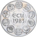 France, Médaille, Ecu Europa, Europe Assise, 1983, MDP, Cupro-nickel, FDC