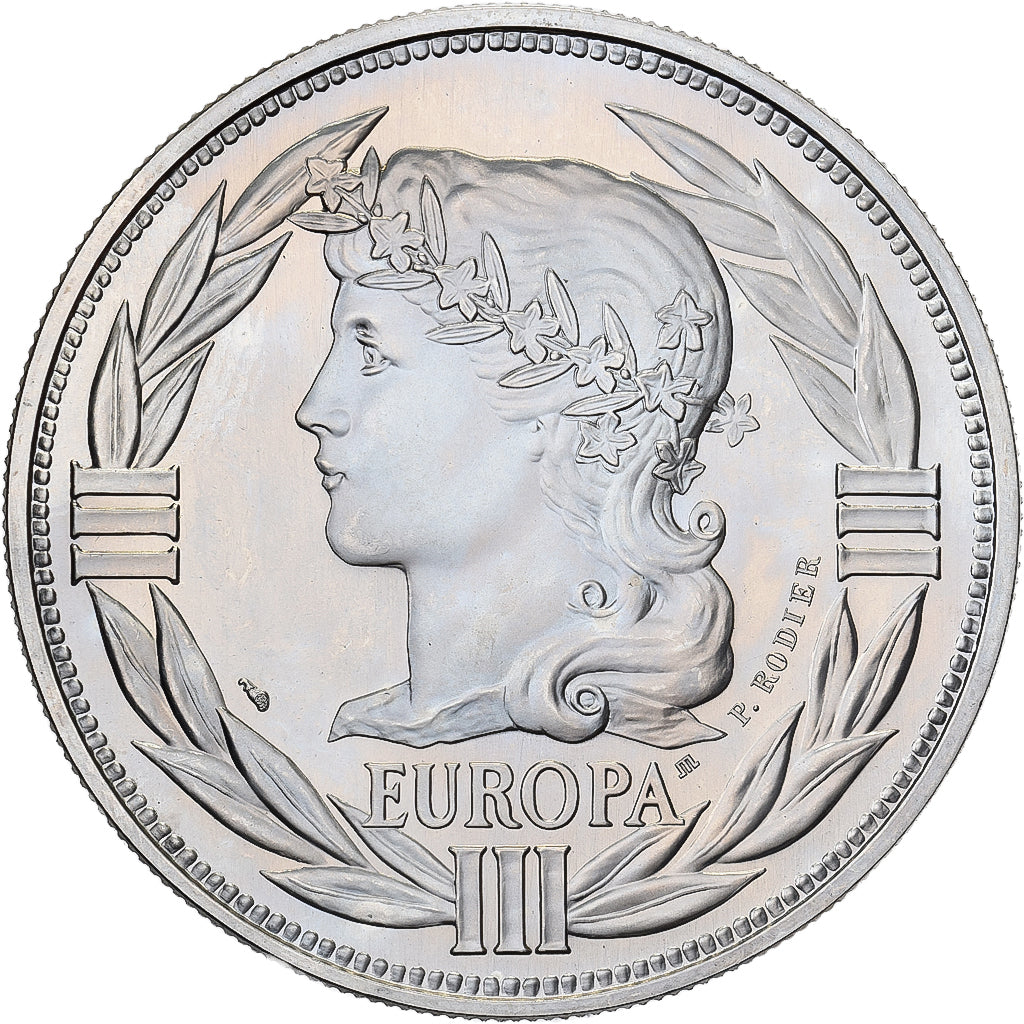 France, Médaille, Ecu Europa, Marianne, 1985, Cupronickel doré, FDC, Rodier