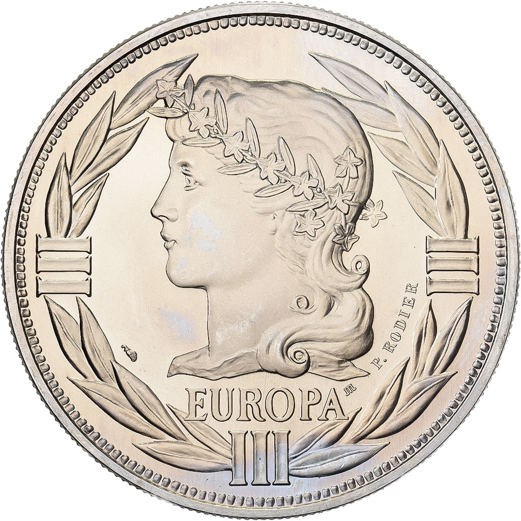 France, Médaille, Ecu Europa, Marianne, 1986, Cupronickel doré, FDC, Rodier