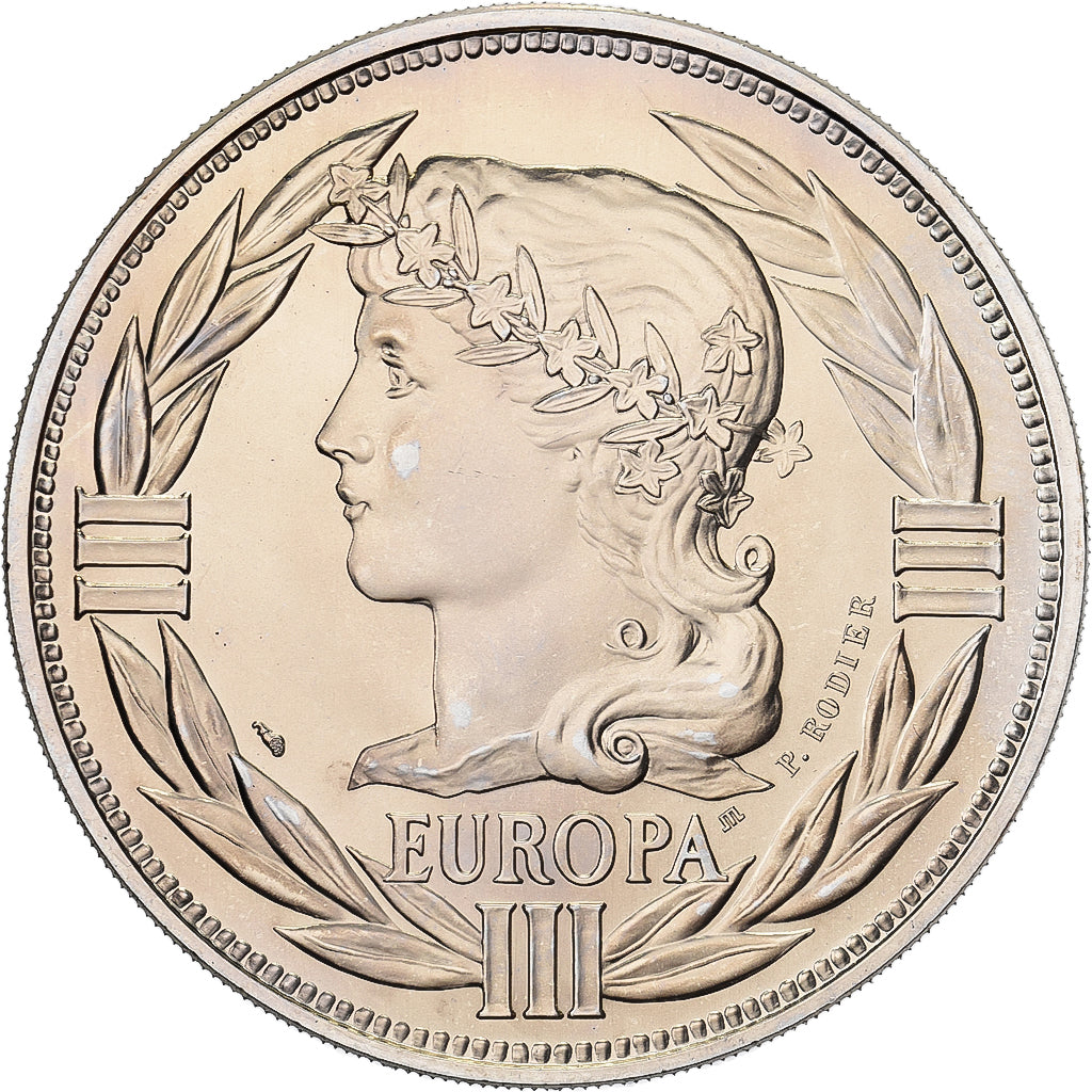 Francia, medaglia, Ecu Europa, Marianne, 1988, Doratura in rame-nichel, Rodier