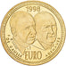 France, Médaille, 10 Euro, De Gaulle-Adenauer, 1998, Copper Gilt, SPL