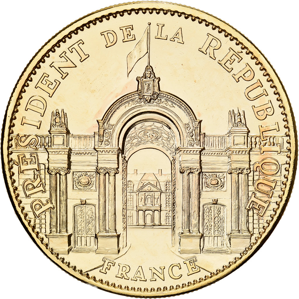 Francia, medaglia, François Mitterrand, Président de la République, 1995