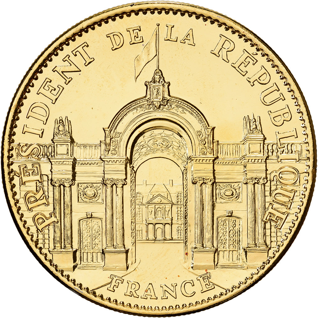 Francia, medaglia, Général de Gaulle, Président de la République, Doratura
