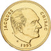 Francia, medaglia, Ve République, Jacques Chirac, 1995, Doratura in