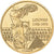 France, Medal, Europa, Le Louvre, 1993, Copper-Nickel Gilt, MS(63)