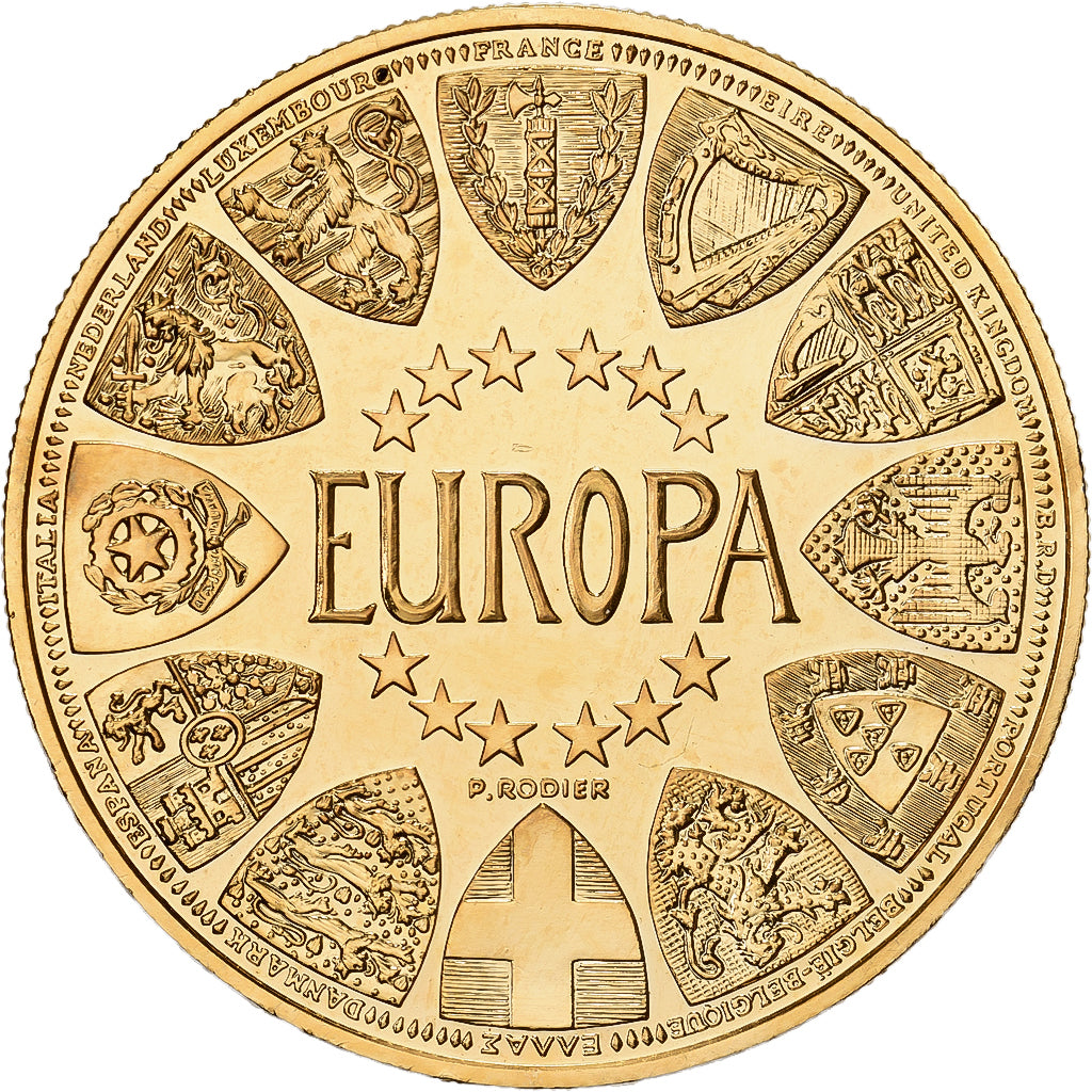 Francja, medal, Europa, Le Louvre, 1993, Pokryte Miedź- Nikiel, MS(63)