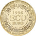 Francja, medal, Ecu Europa, 1996, Pokryte Miedź- Nikiel, MS(63)