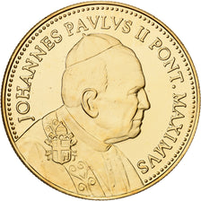 Frankrijk, Medaille, Le Pape Jean-Paul II à Reims, 1996, Copper-Nickel Gilt