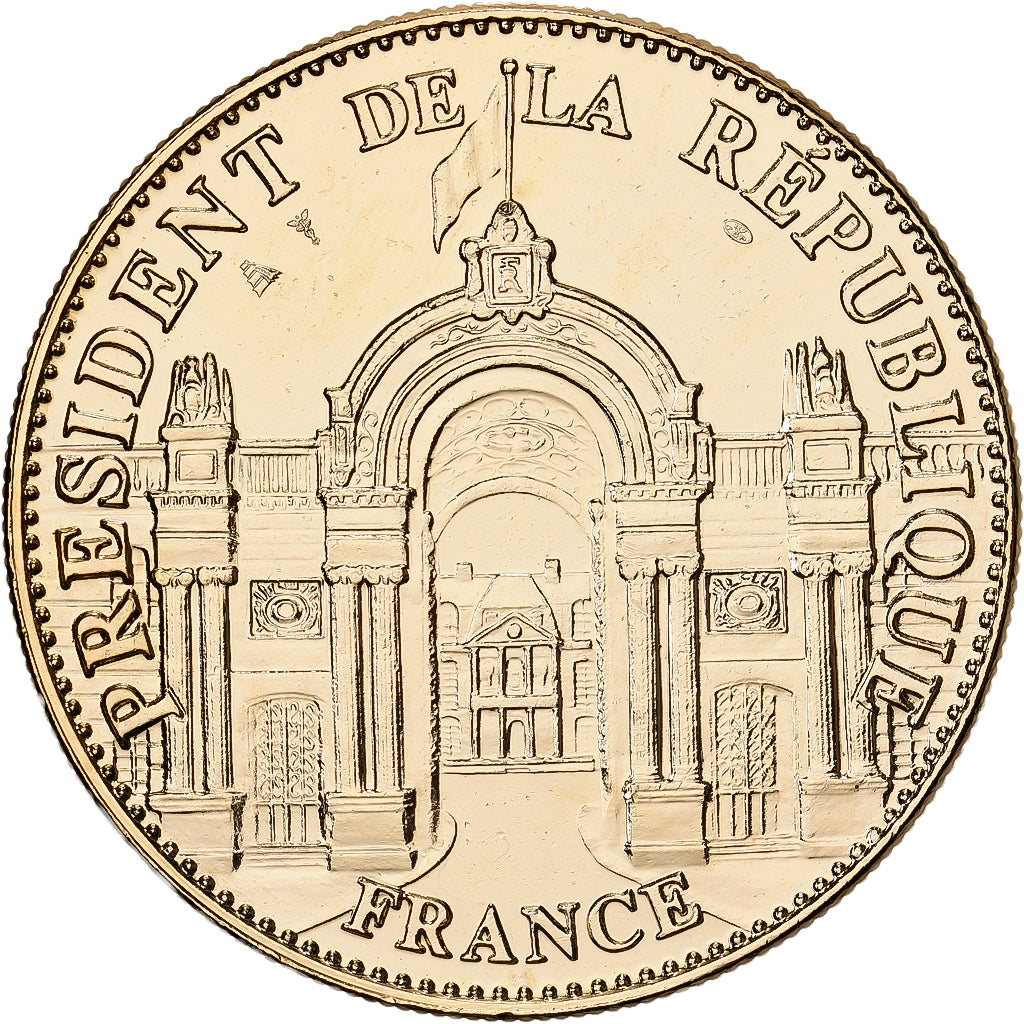 Francja, medal, François Hollande, Président de la République, 2012, Pokryte