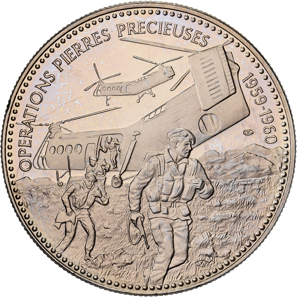 Francja, medal, Guerre d'Algérie, Opérations Pierres Précieuses, 1960