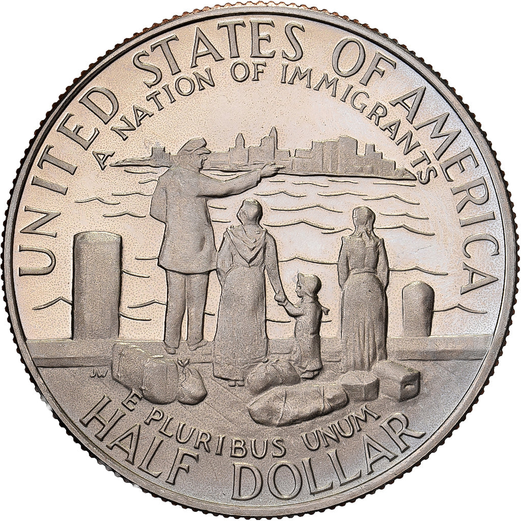 Estados Unidos, Half Dollar, 1986, San Francisco, Cobre - níquel recubierto de