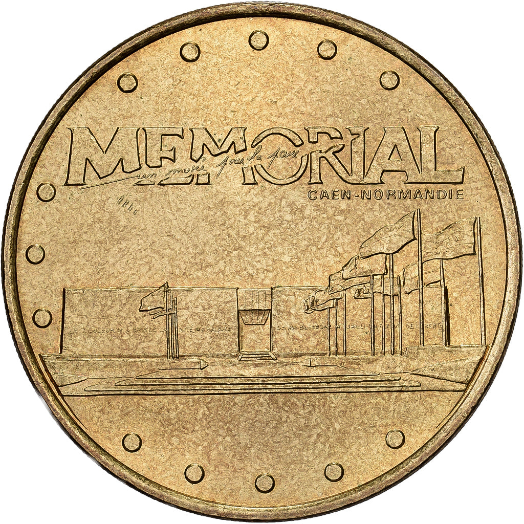 France, Token, Caen - Mémorial n°1, 2003, Copper-nickel Aluminium, MDP